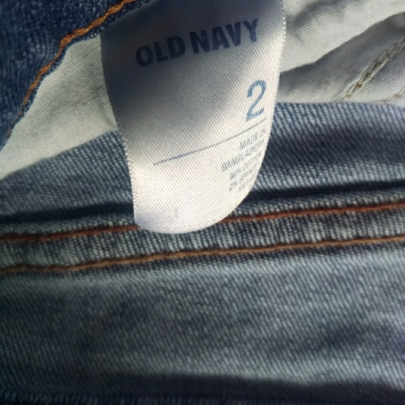 Old navy denim distressed Jean skirt - Picture 3 of 8
